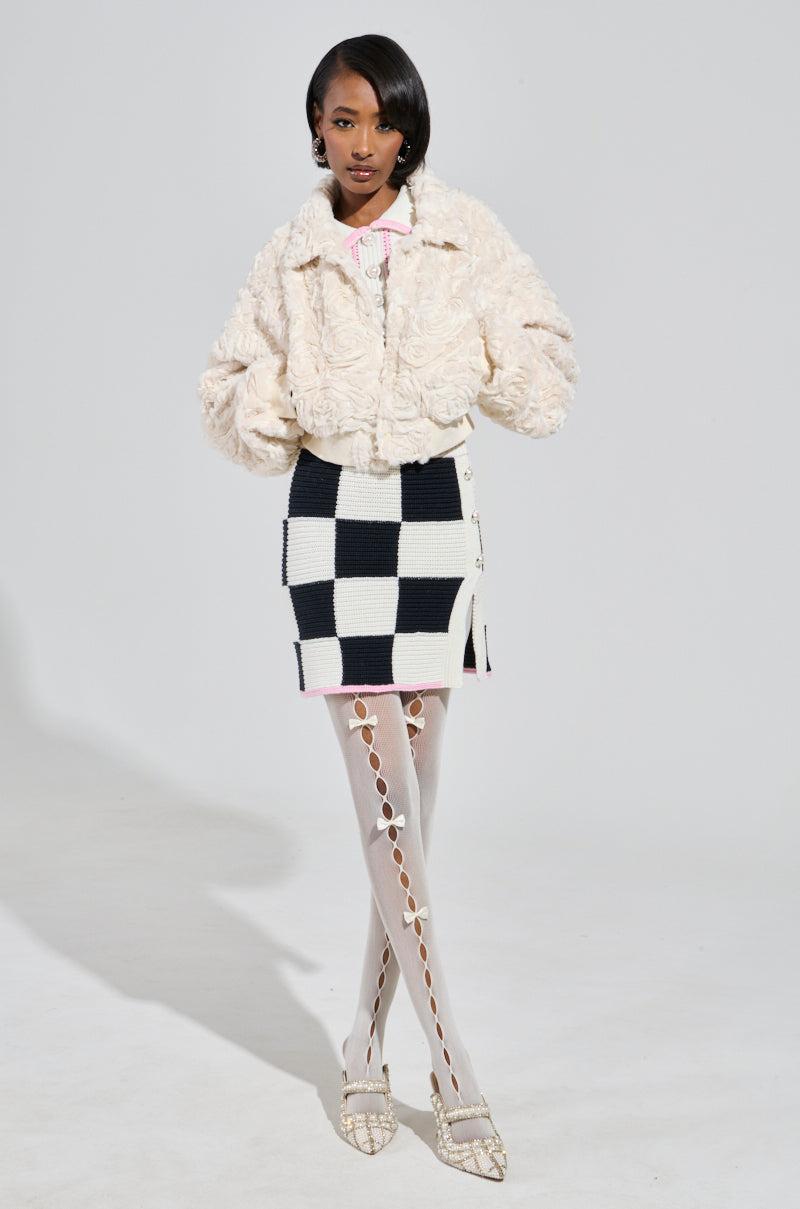 FLORA TEXTURED BOMBER Product Image
