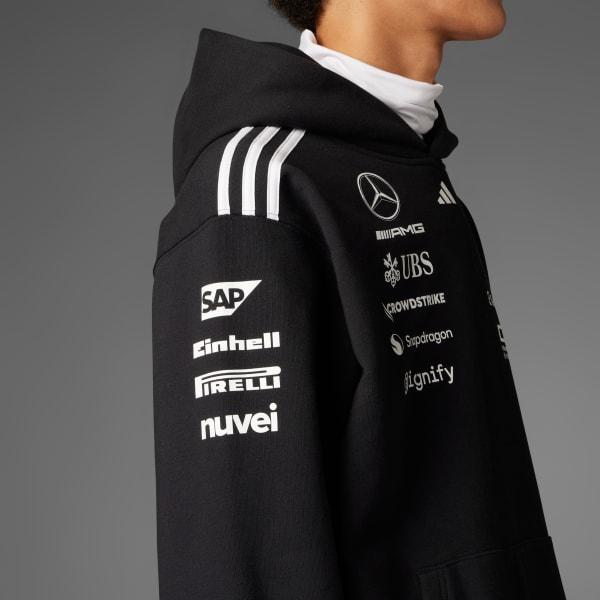 adidas MERCEDES - AMG PETRONAS FORMULA ONE TEAM HOOD Black M Mens Product Image