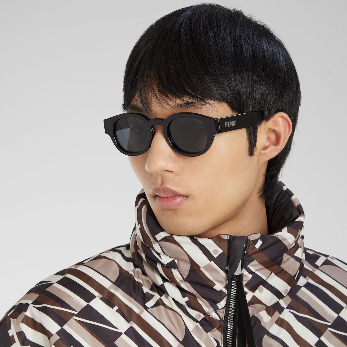 SignatureBlack acetate sunglasses Product Image