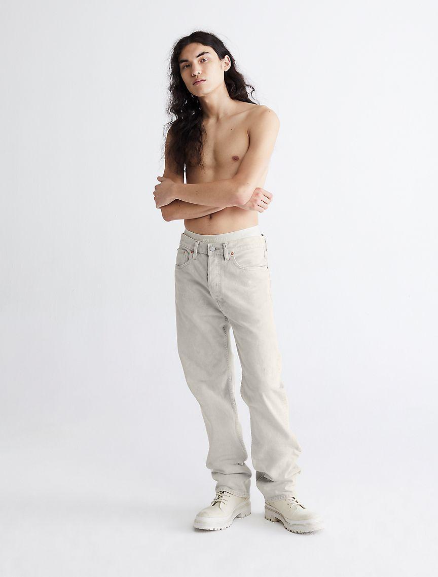 Standards Marble Dye Straight Leg Jeans Product Image