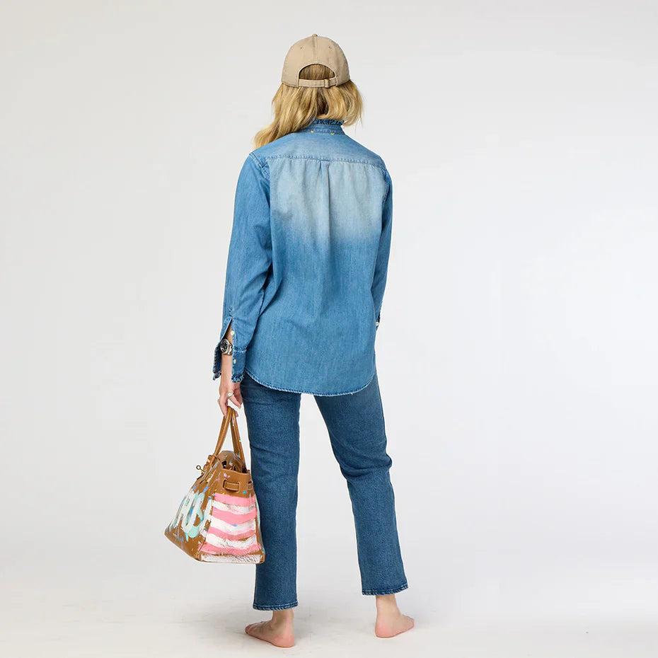 Kerri Rosenthal Molly Denim Shirt Product Image