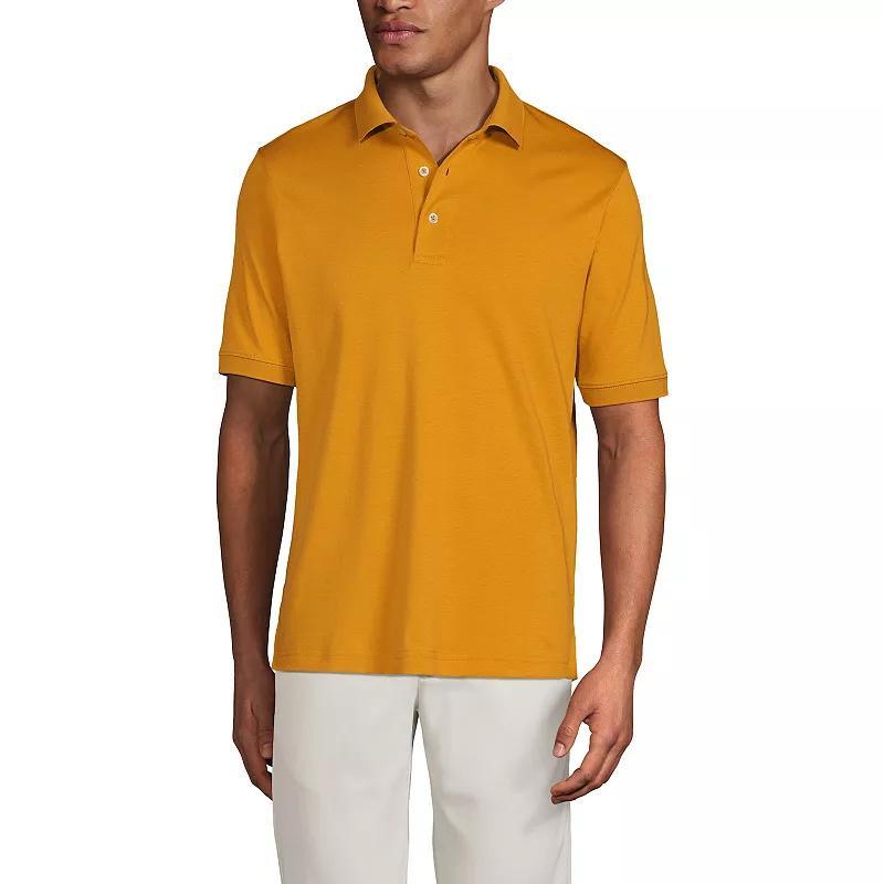 Big & Tall Lands' End Super Soft Supima Polo, Men's, Size: XXL Tall, Pale Grey Blue Product Image