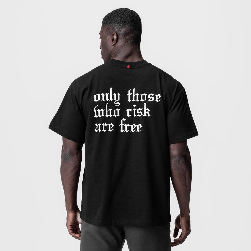 0797. Tech Essential™ Relaxed Tee - Black/Black "OTWR" Product Image