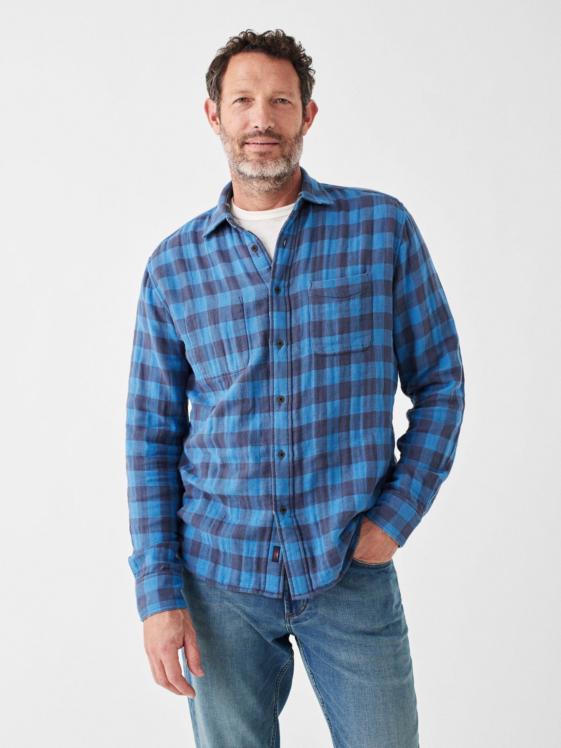 The Reversible Shirt - Cobalt Nights Buffalo Male Product Image