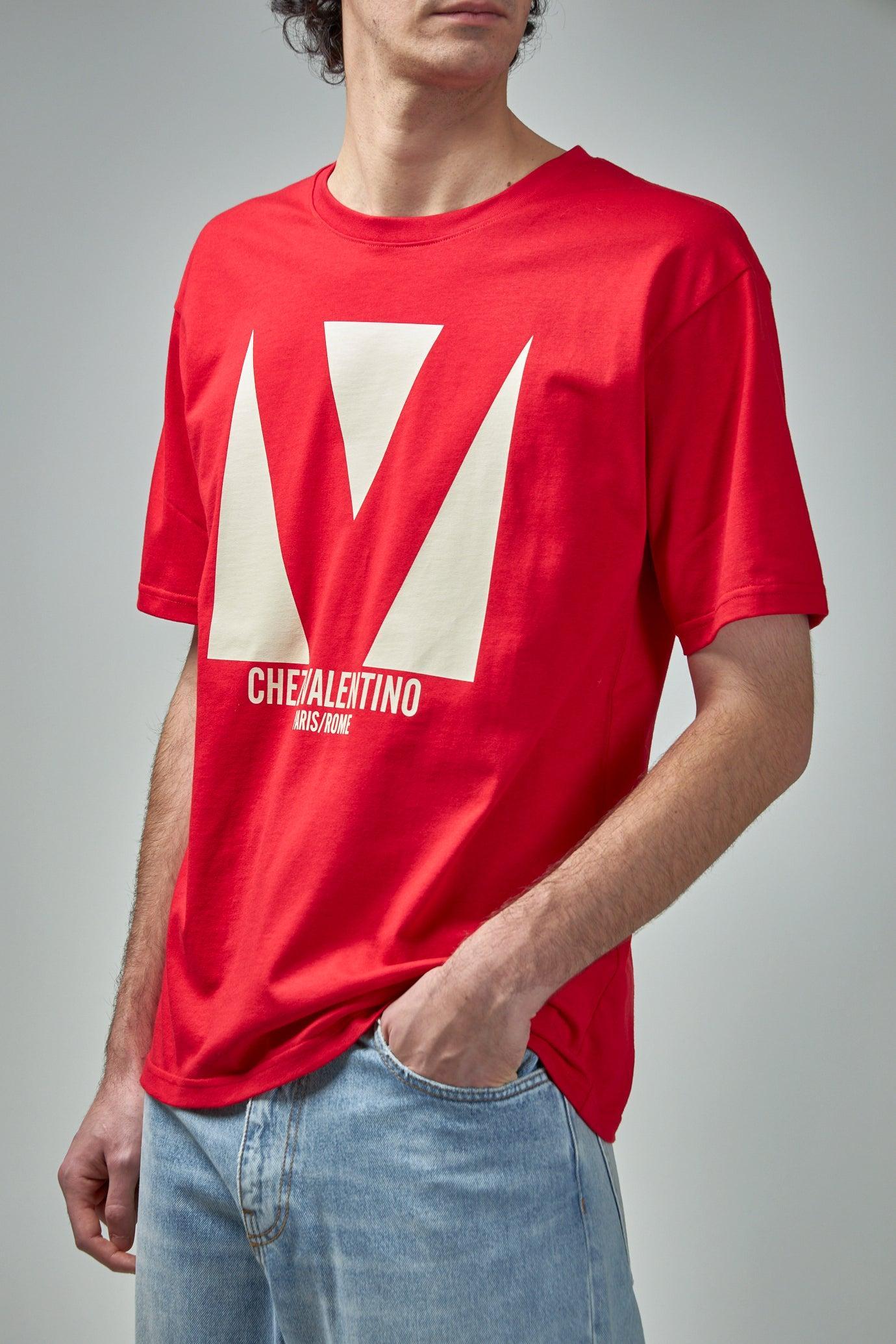 VALENTINO T-shirt Logo In Red Product Image
