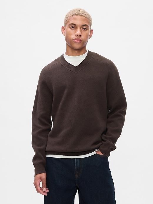 CashSoft V-Neck Sweater Product Image