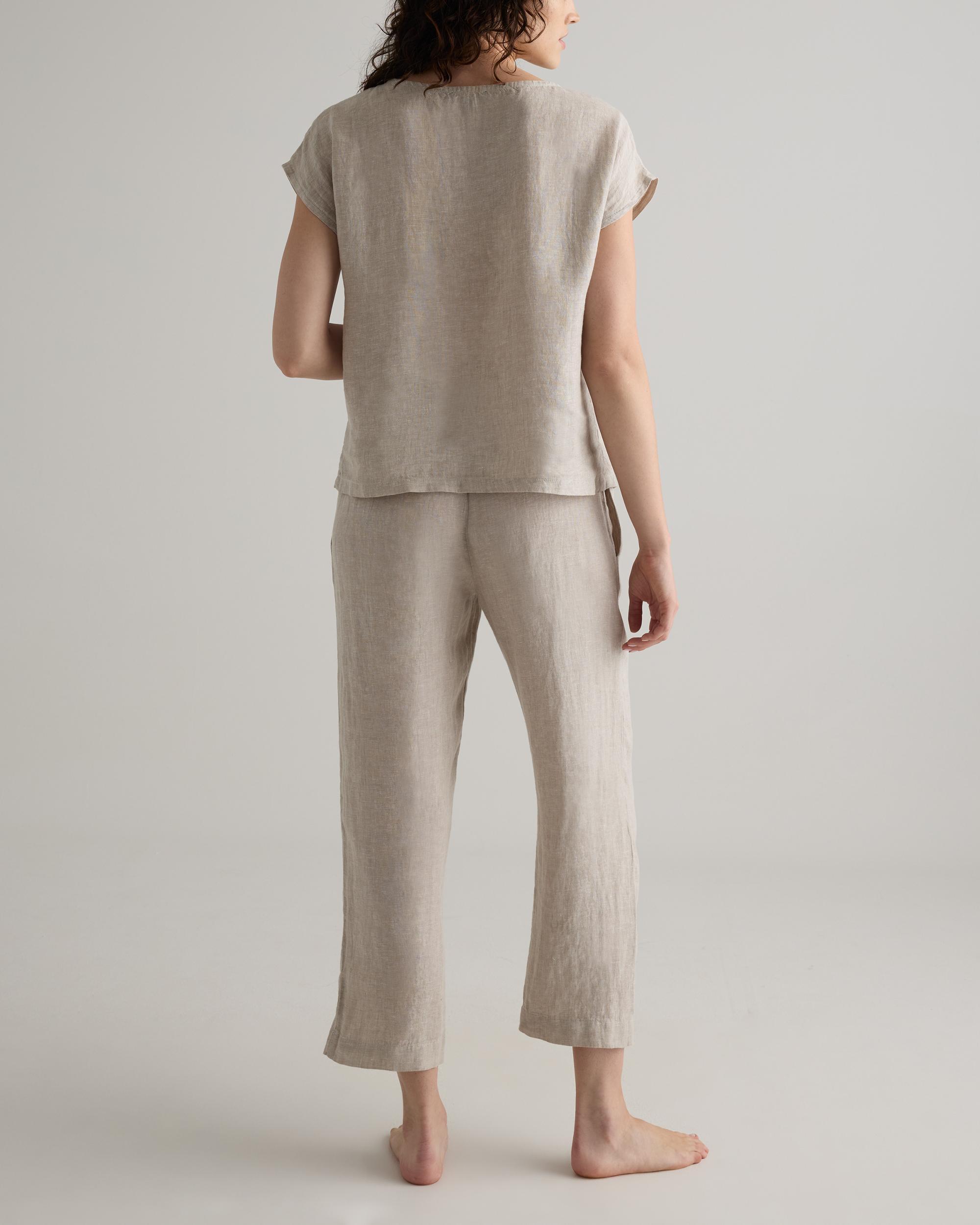 Quince | Women's 100% European Linen Pajama Set Size XL Product Image