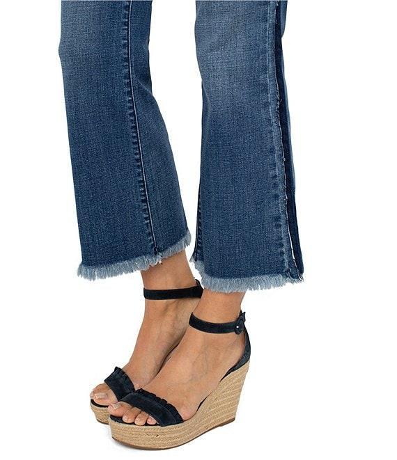 Liverpool Los Angeles Petite Size Gia Glider Flare Cropped Jeans Product Image