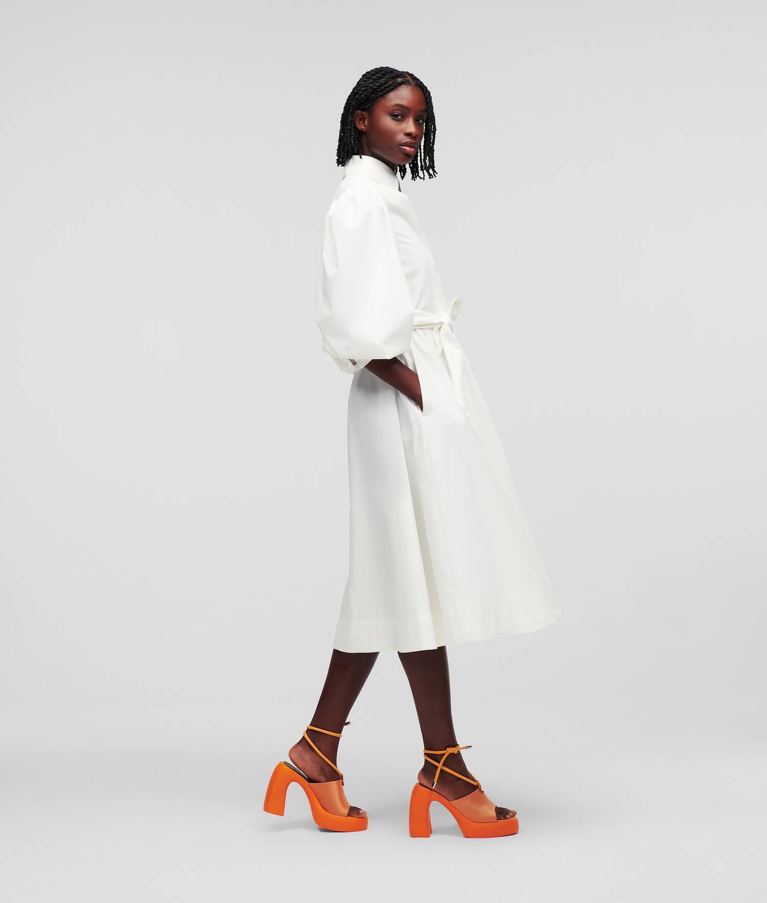 PUFF-SLEEVE SHIRT DRESS HANDPICKED BY HUN KIM Product Image