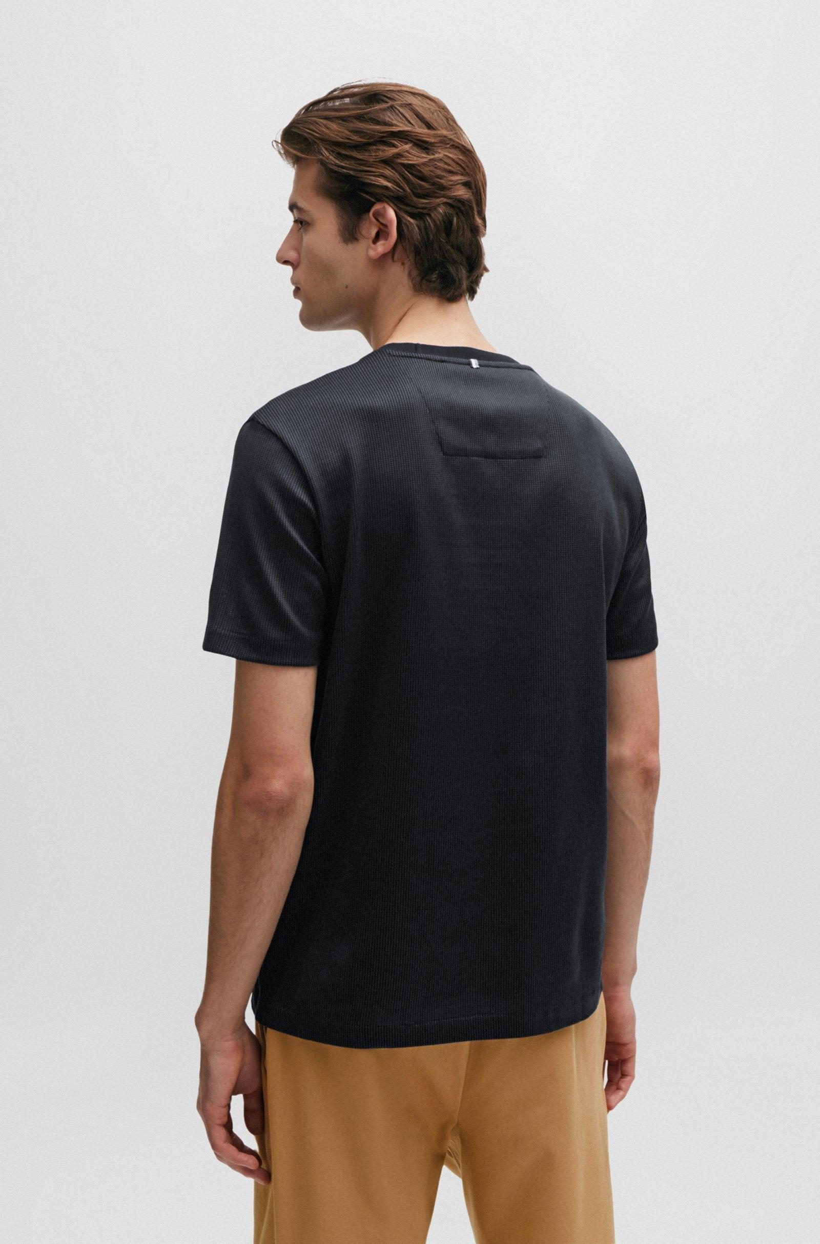 BOSS Cotton T-shirt With Mercerized Finish Product Image