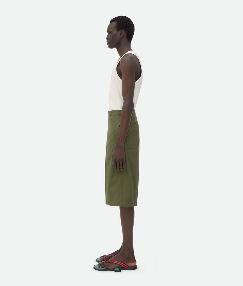 Men's Compact Cotton Shorts in Thyme Product Image