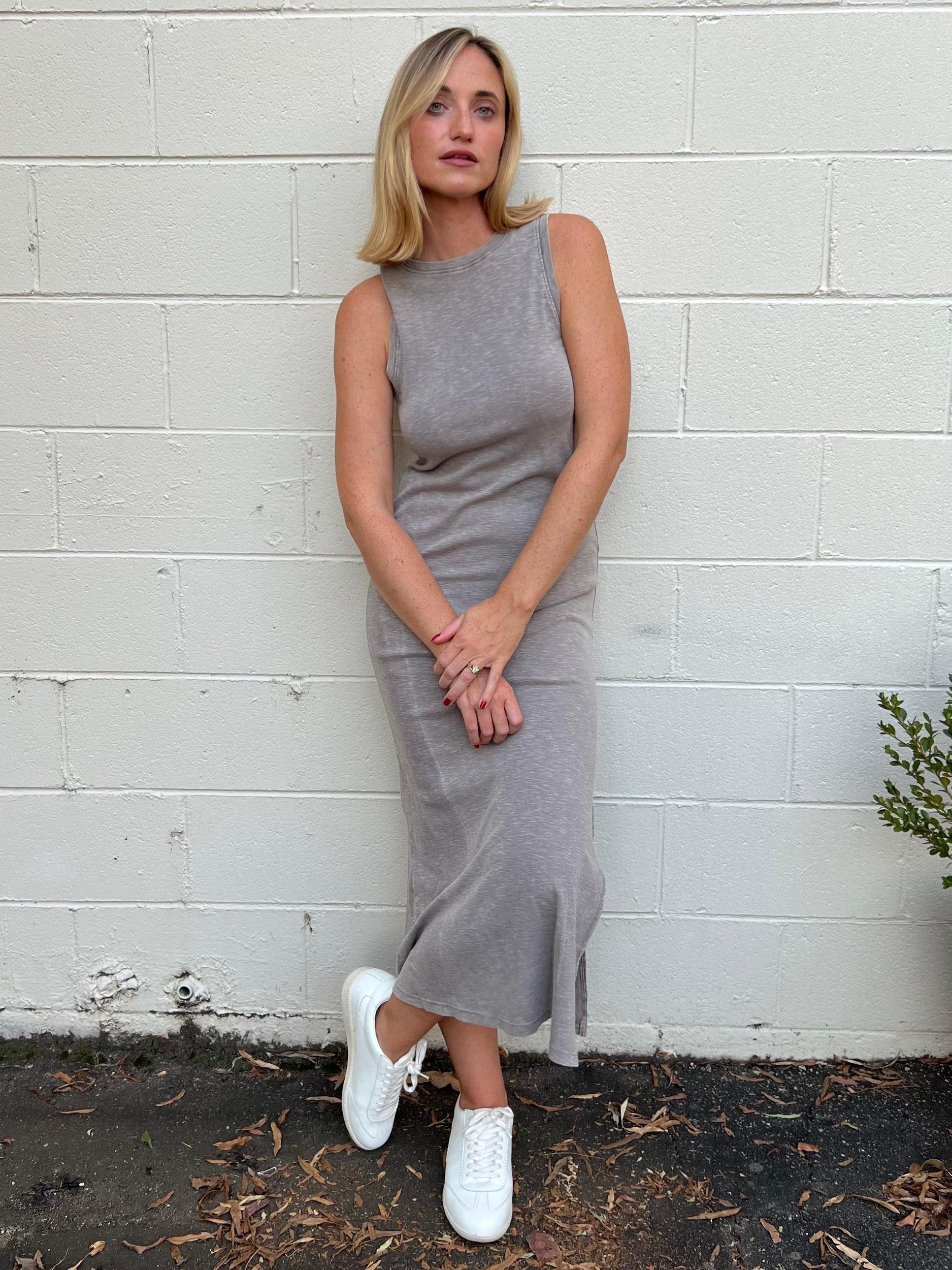 Best Effort Sleeveless Midi Dress Product Image