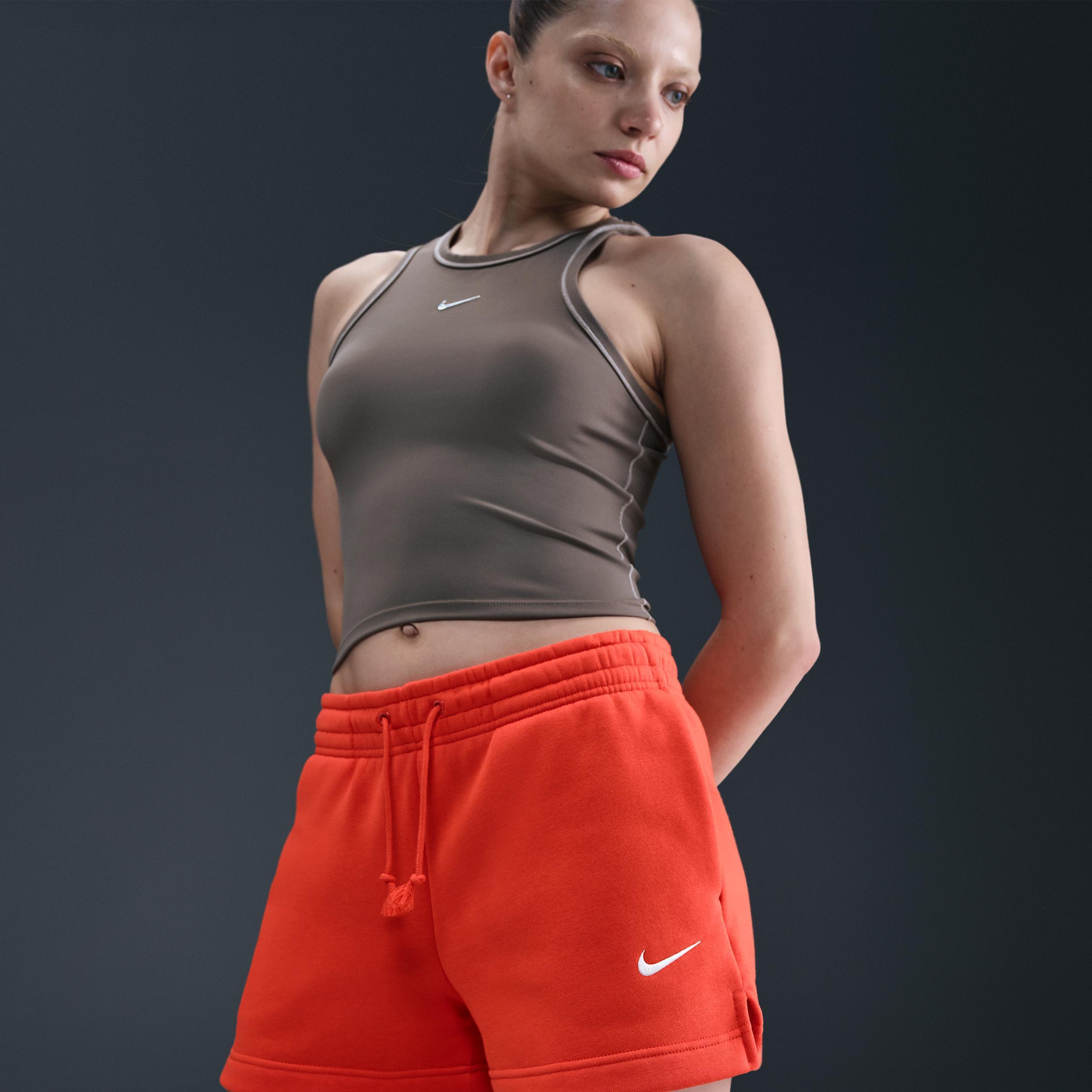 Women's Nike Sportswear Phoenix Fleece Mid-Rise 4" Shorts Product Image