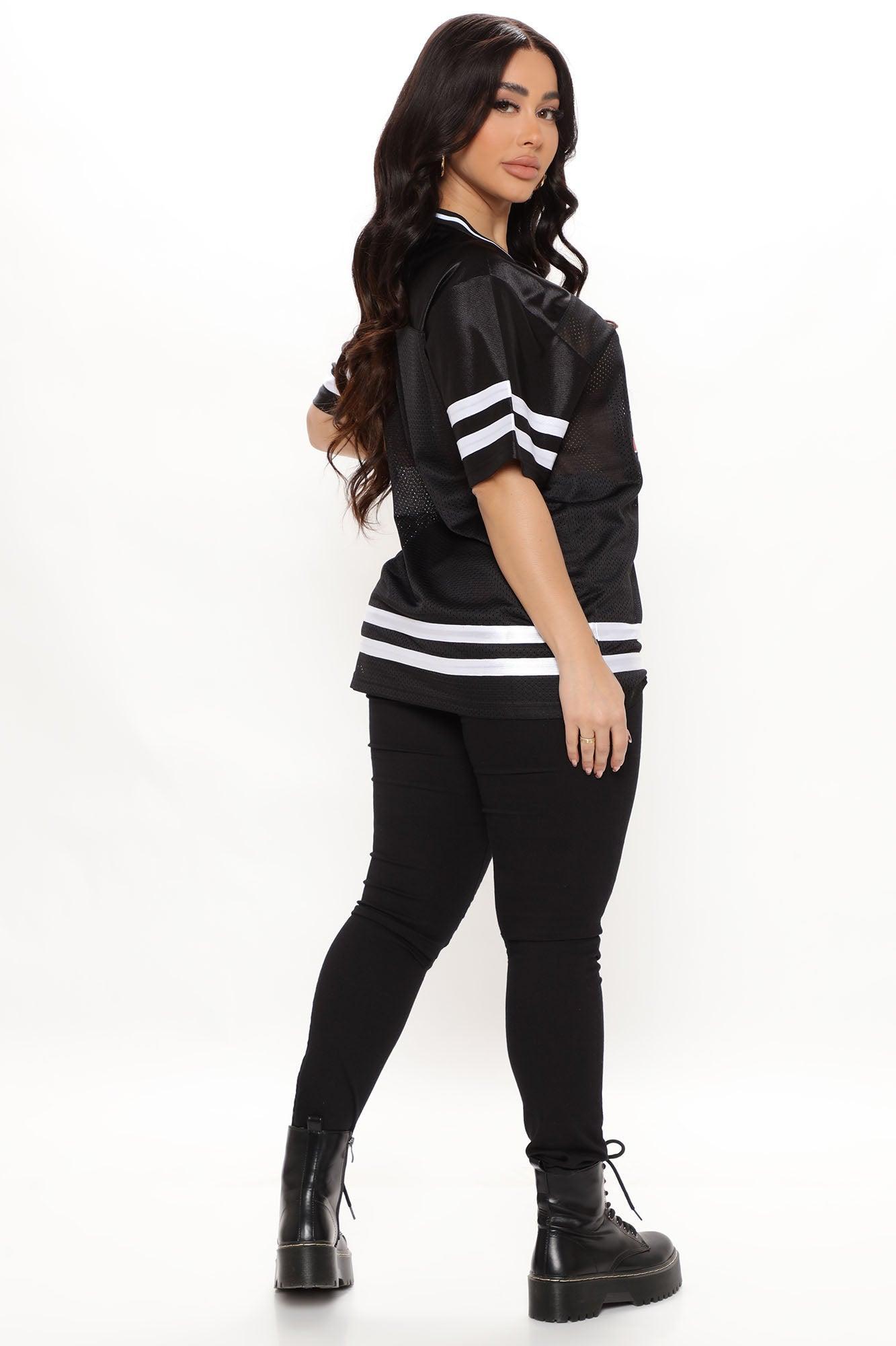 NFL The Faithful 49ers Mesh Top - Black Female Product Image