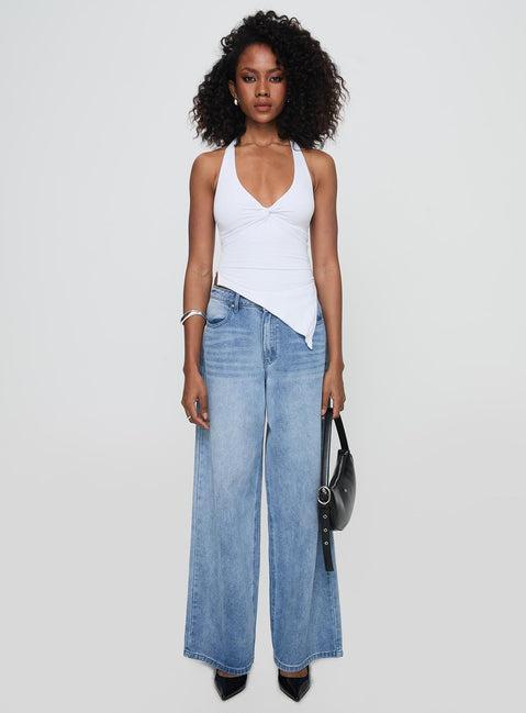 Chilli Halter Top White Product Image