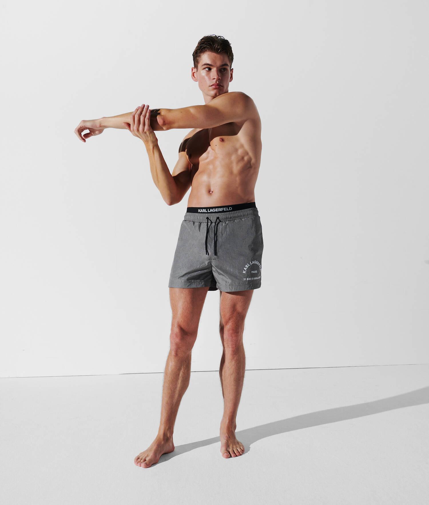RUE ST-GUILLAUME DOUBLE WAISTBAND BOARD SHORTS Product Image