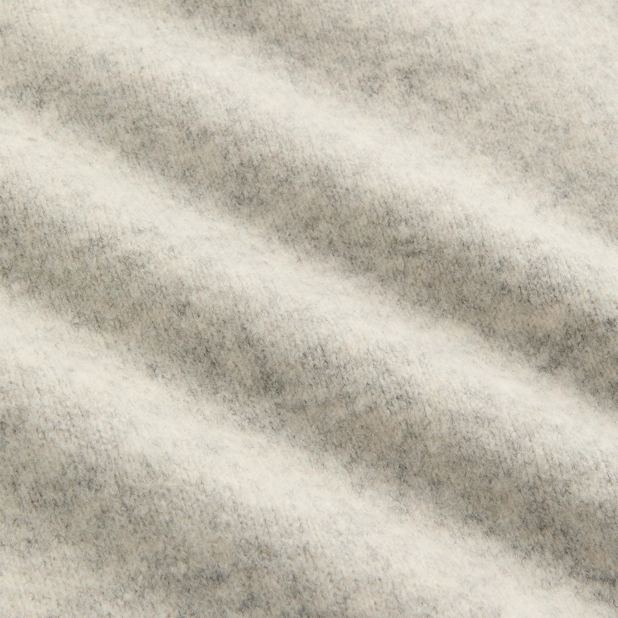 Kith Boucle Harmon Rugby Pullover Sweater - Light Heather Grey Male Product Image