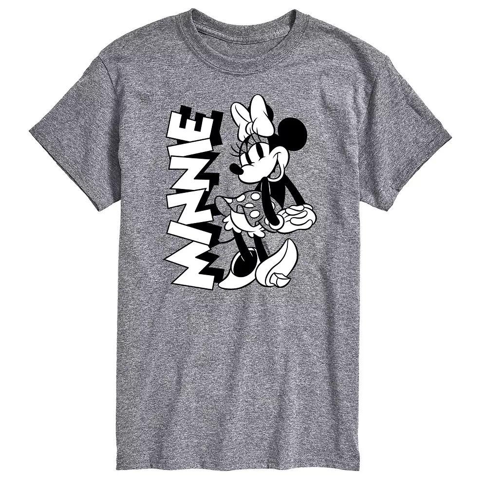 Disney's Minnie Mouse Big & Tall Graphic Tee, Men's, Size: 3XB, White Product Image