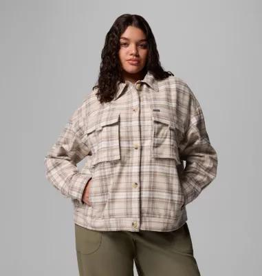 Columbia Womens Wildest Venture Shirt Jacket - Plus Size- Product Image
