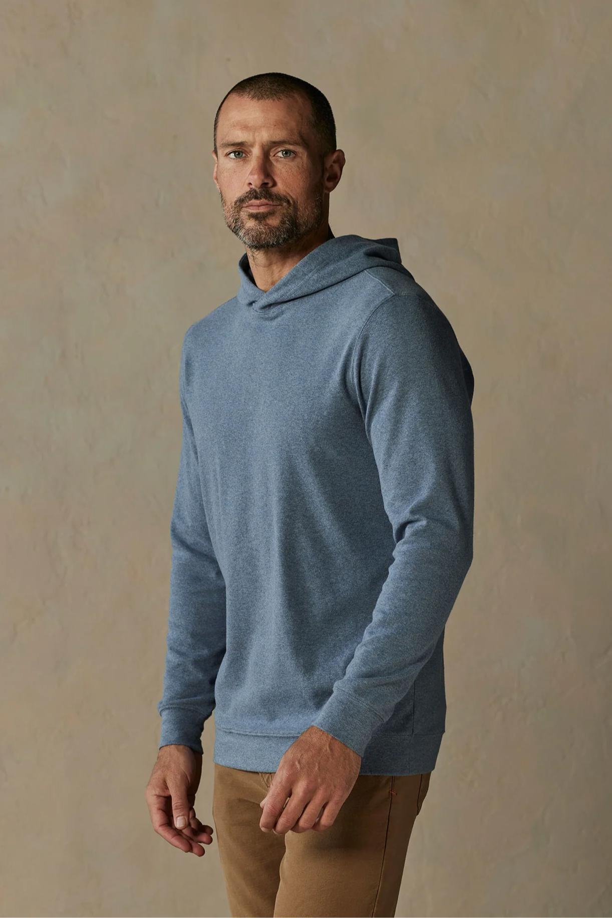 Puremeso Essential Hoodie - Slate Blue Product Image