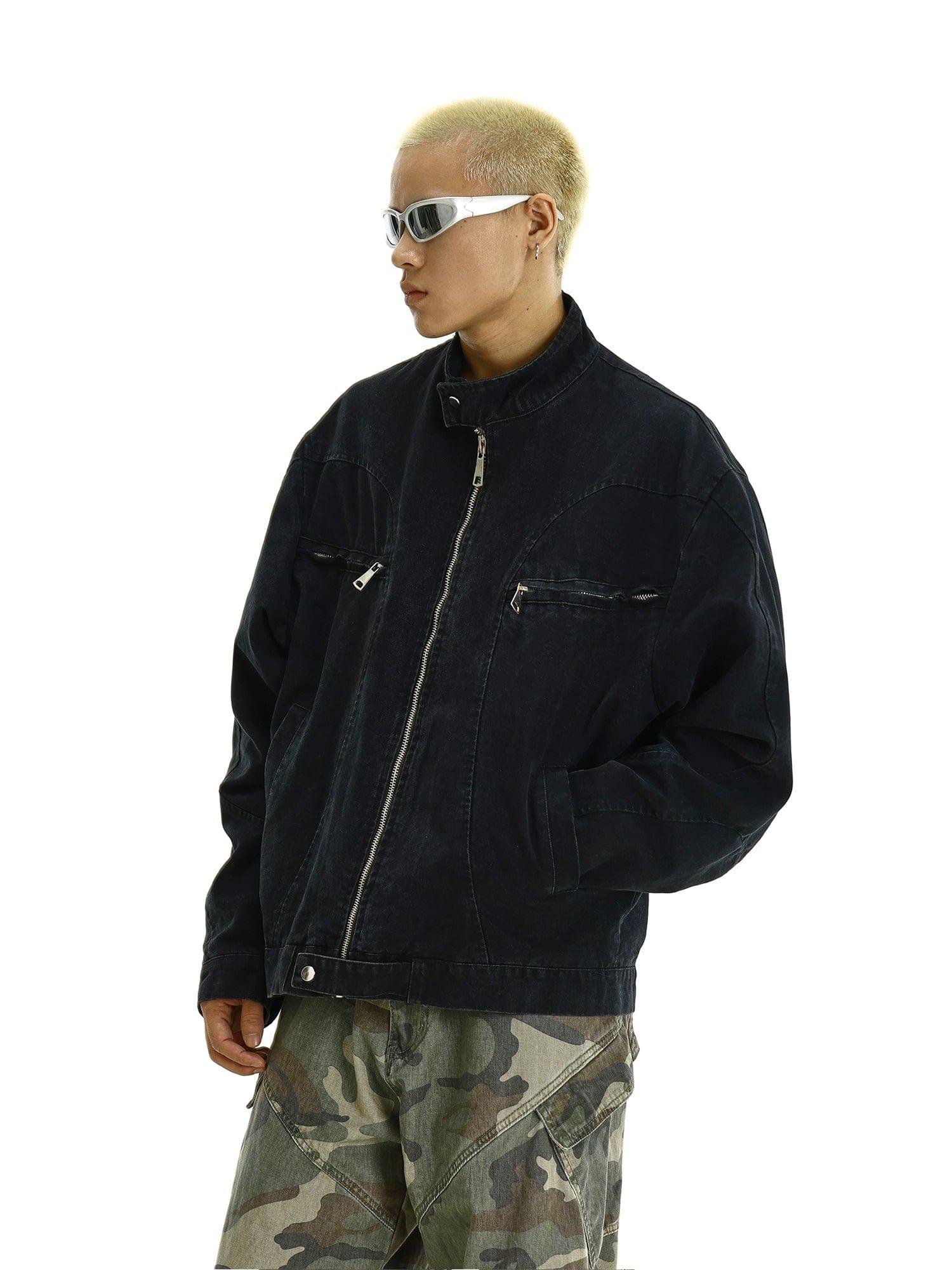 RT No. 11625 RECONSTRUCTED DENIM MOTORCYCLE JK Product Image