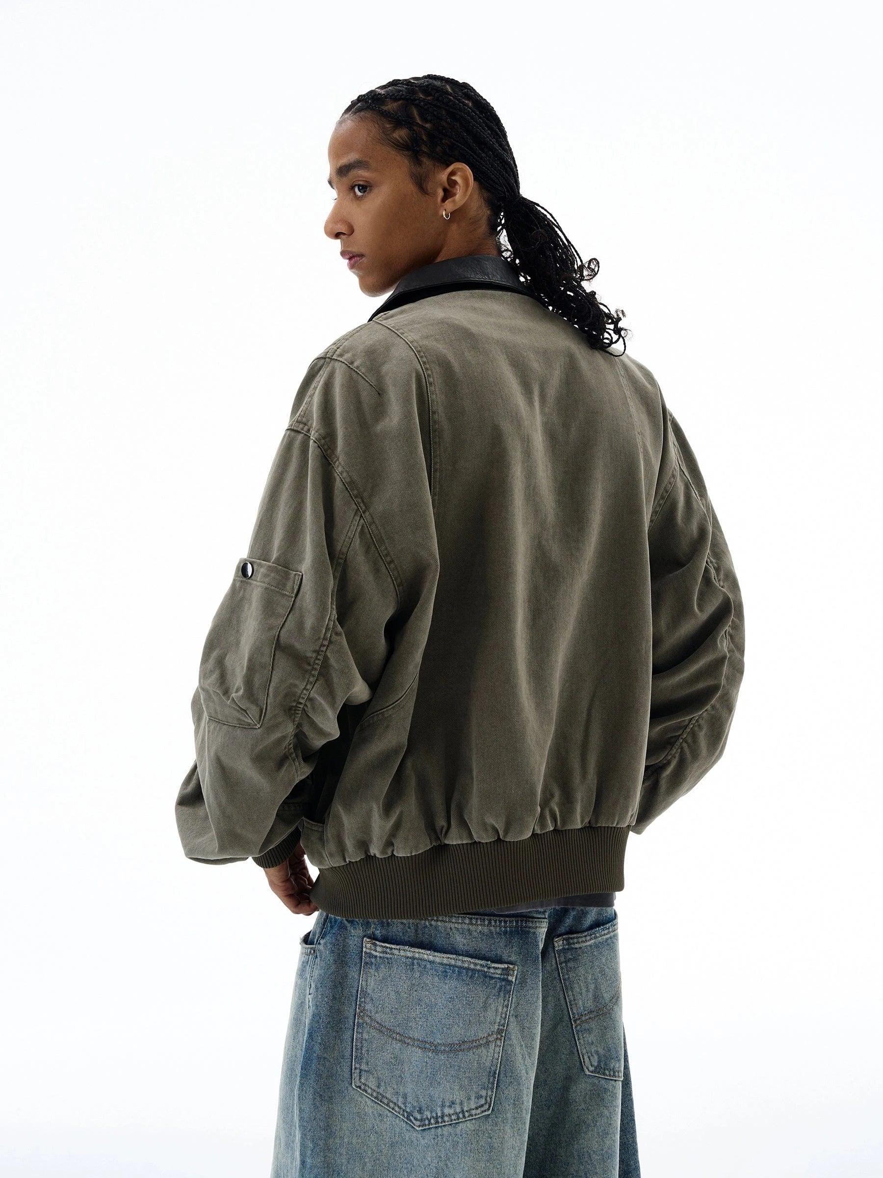 RT No. 19568 WASHED BLUE DENIM STRAIGHT JEANS Product Image