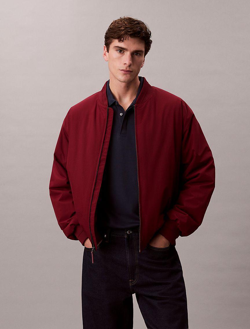 Matte Classic Bomber Jacket Product Image