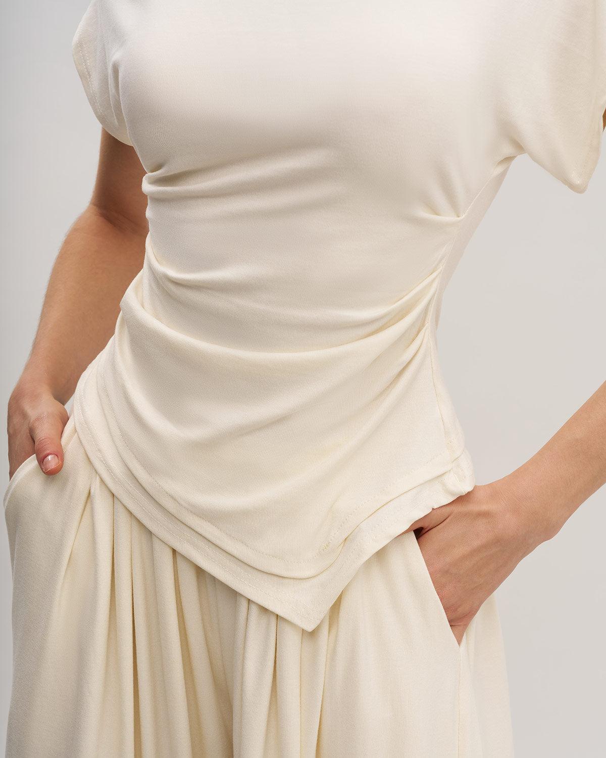 Apricot Wide Leg Pants Sets Product Image