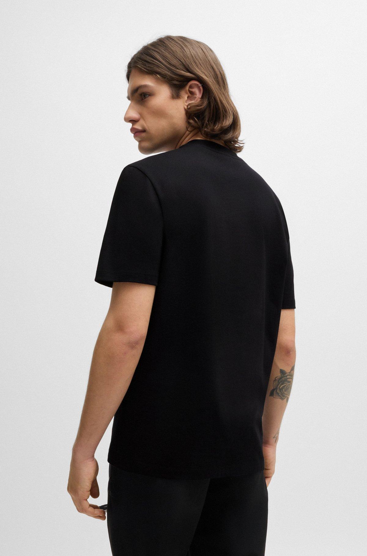 Cotton-jersey regular-fit T-shirt with animal graphic Product Image