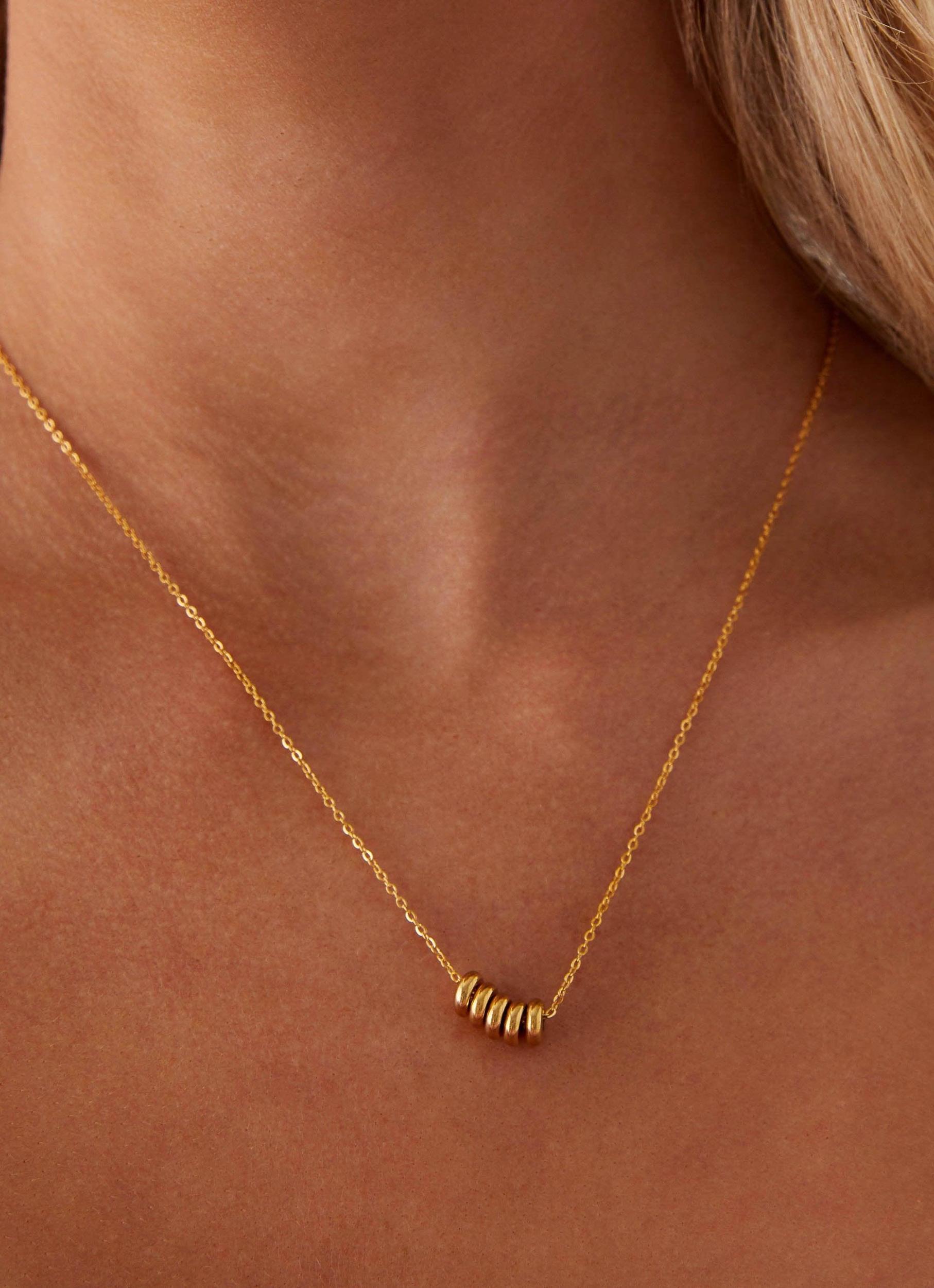 Link Up Necklace - Gold Product Image