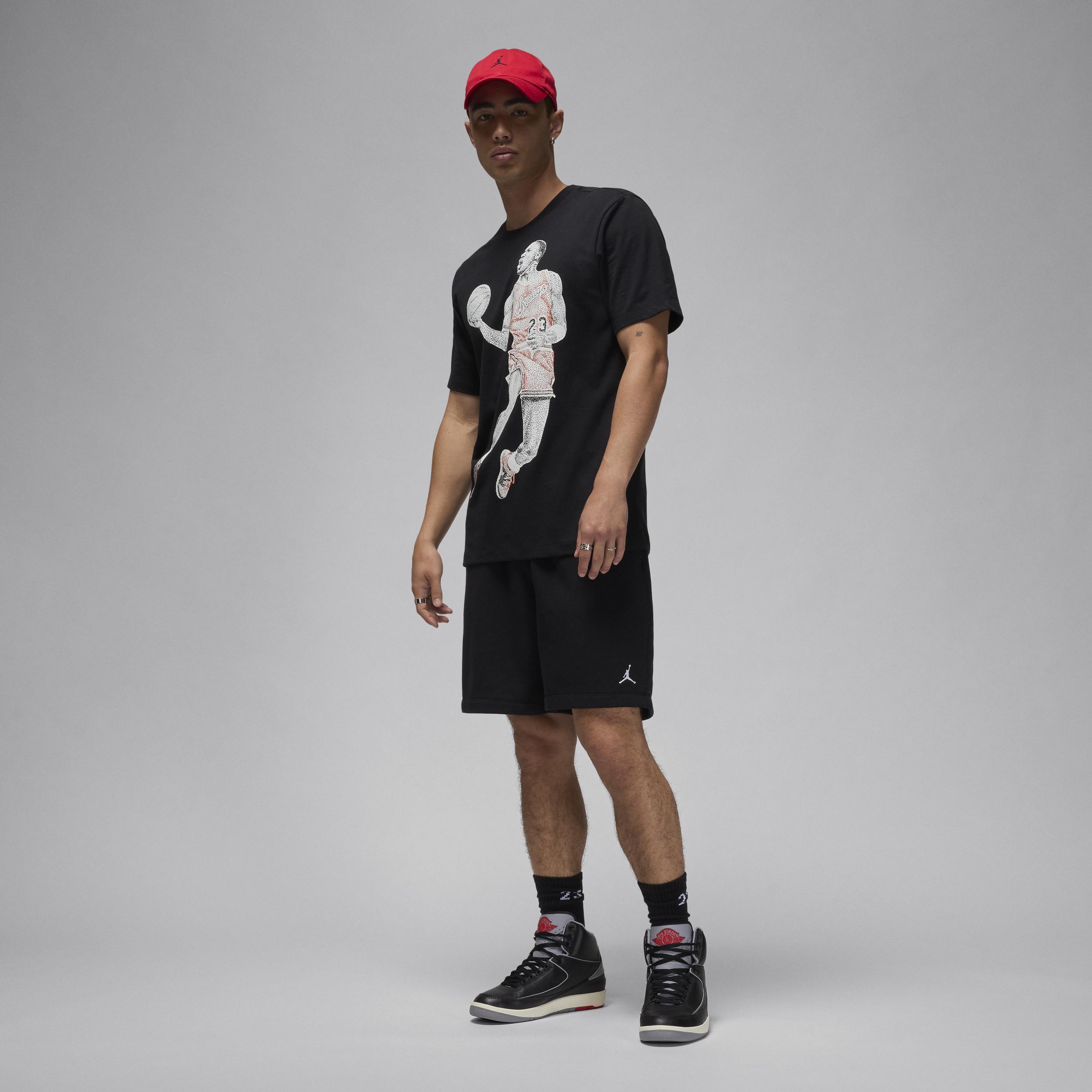 Jordan Mens Jordan Brand Dot MJ Short Sleeve T-Shirt - Mens Product Image