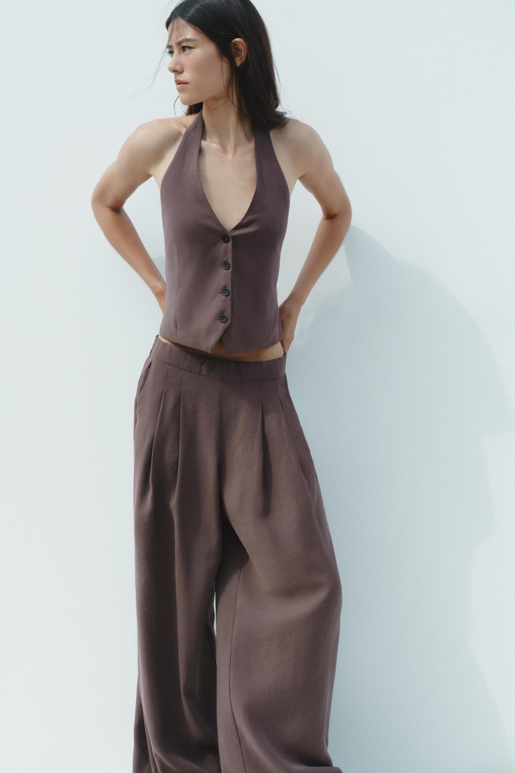 HALTER TIE VEST Product Image