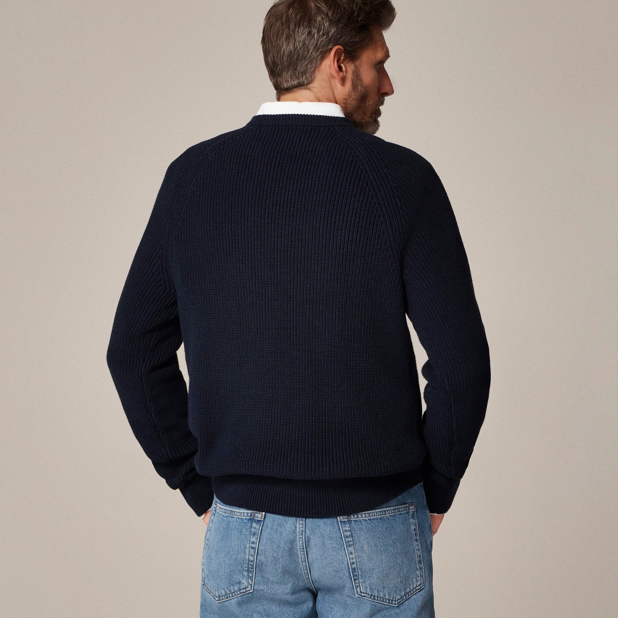 Heritage cotton ribbed sweater Product Image