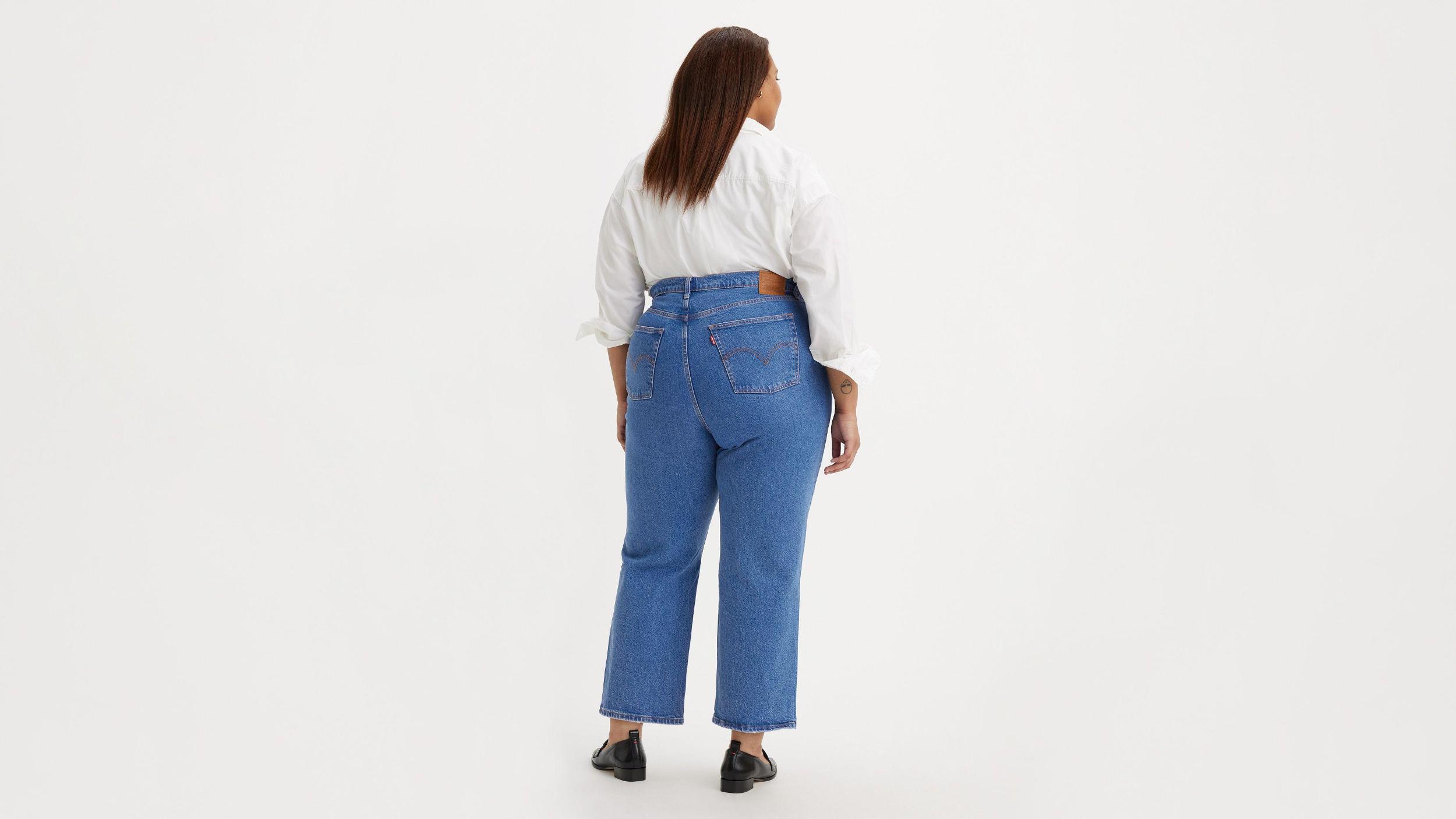 Ribcage Straight Ankle Women's Jeans (Plus Size) Product Image