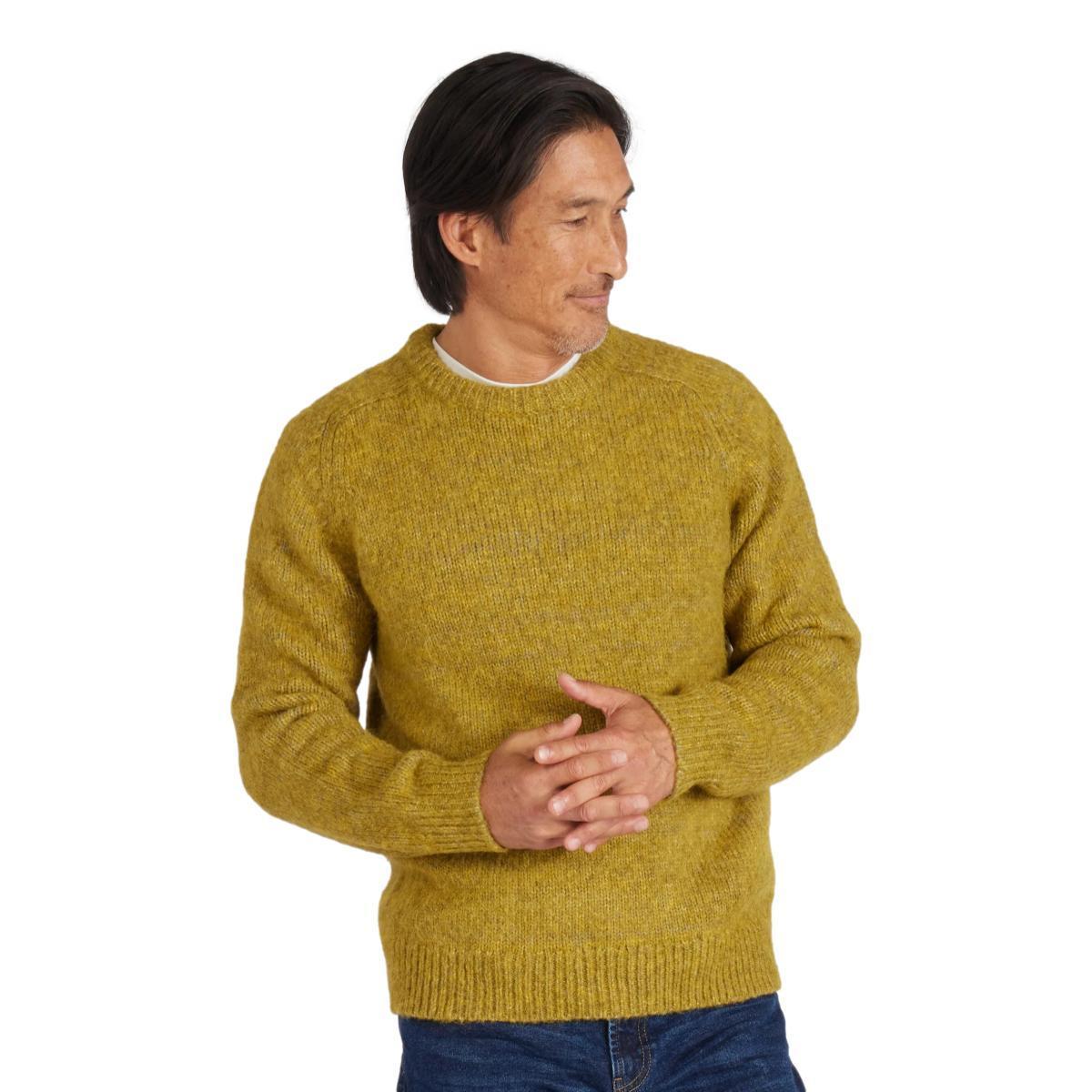 Collegiate Sweater Crew Mustard Product Image