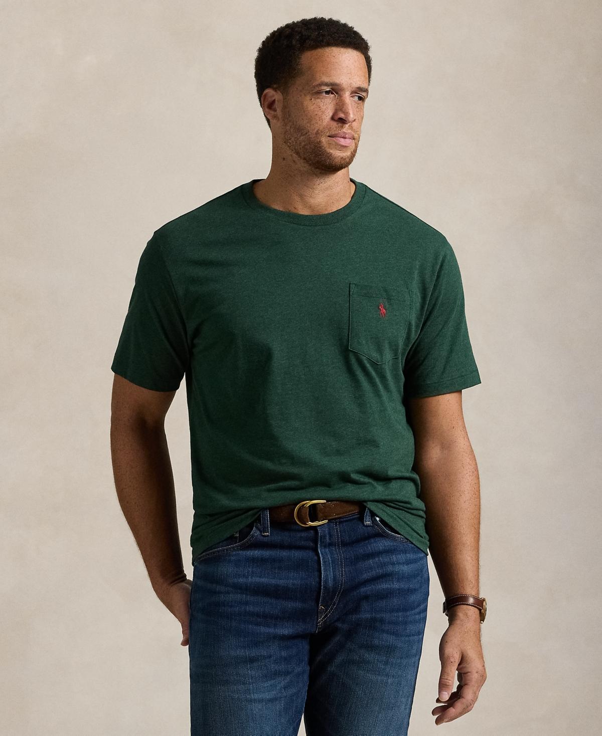 POLO RALPH LAUREN Men's Classic Fit Crew Neck Pocket T-shirt In Ink Blue Product Image