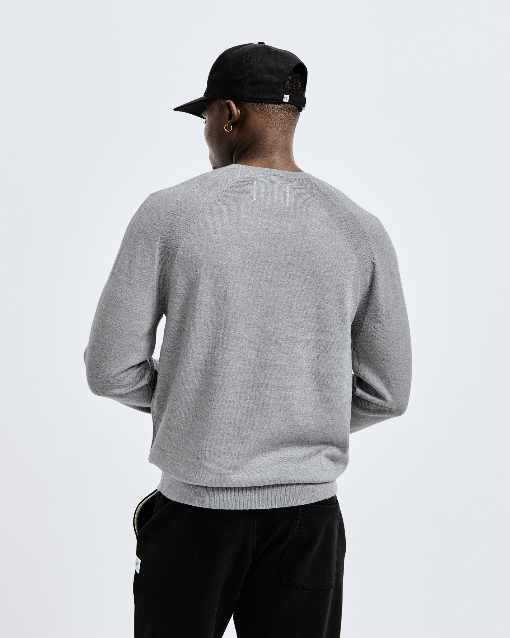 Lightweight Merino Harry Crewneck - Vault Male Product Image