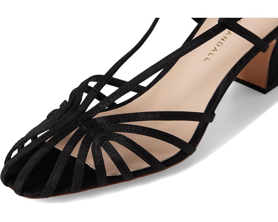Dahlia Pleated Knot Mule with Ankle Strap Product Image