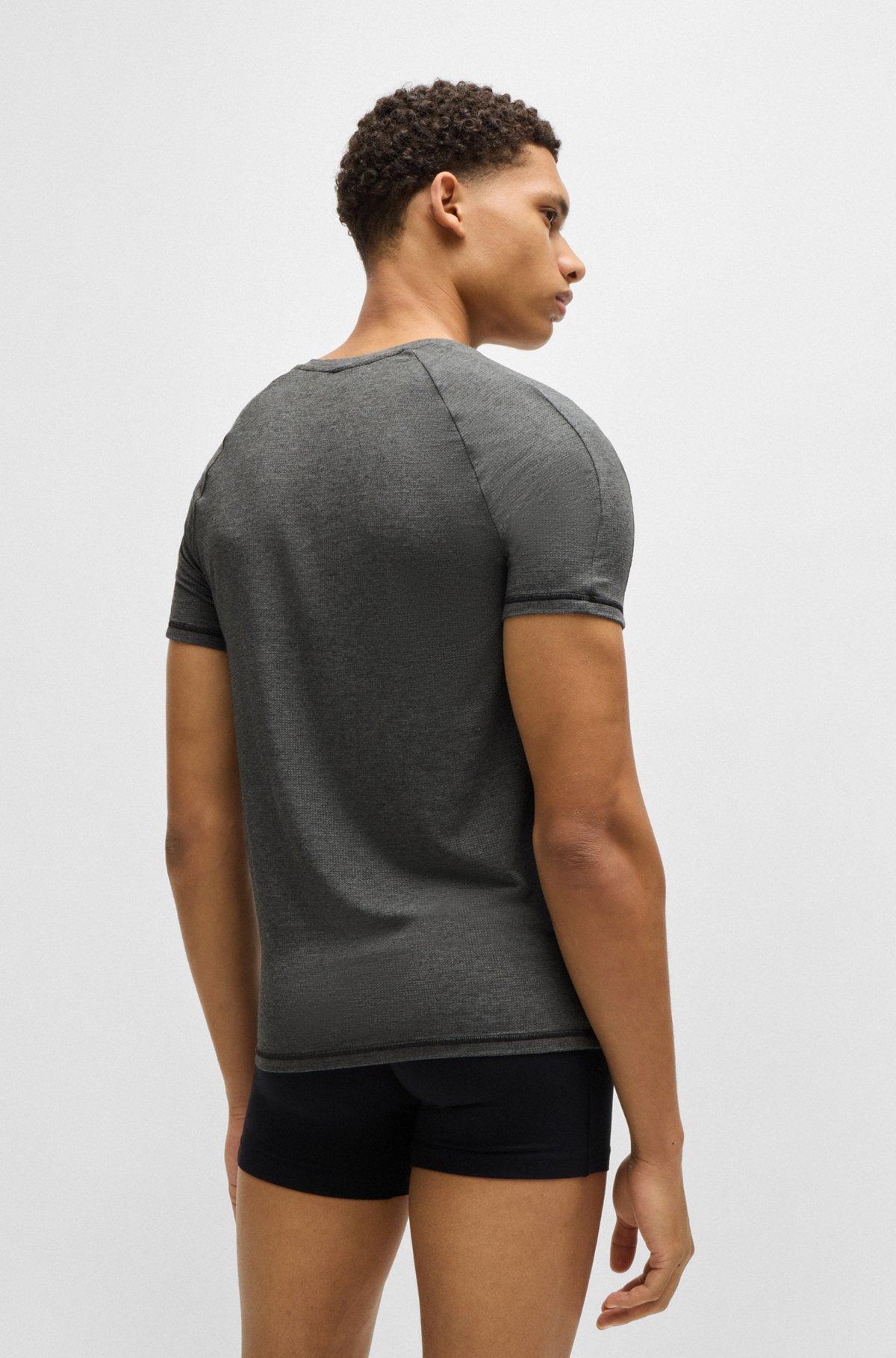 Stretch-jersey underwear T-shirt with logo print Product Image