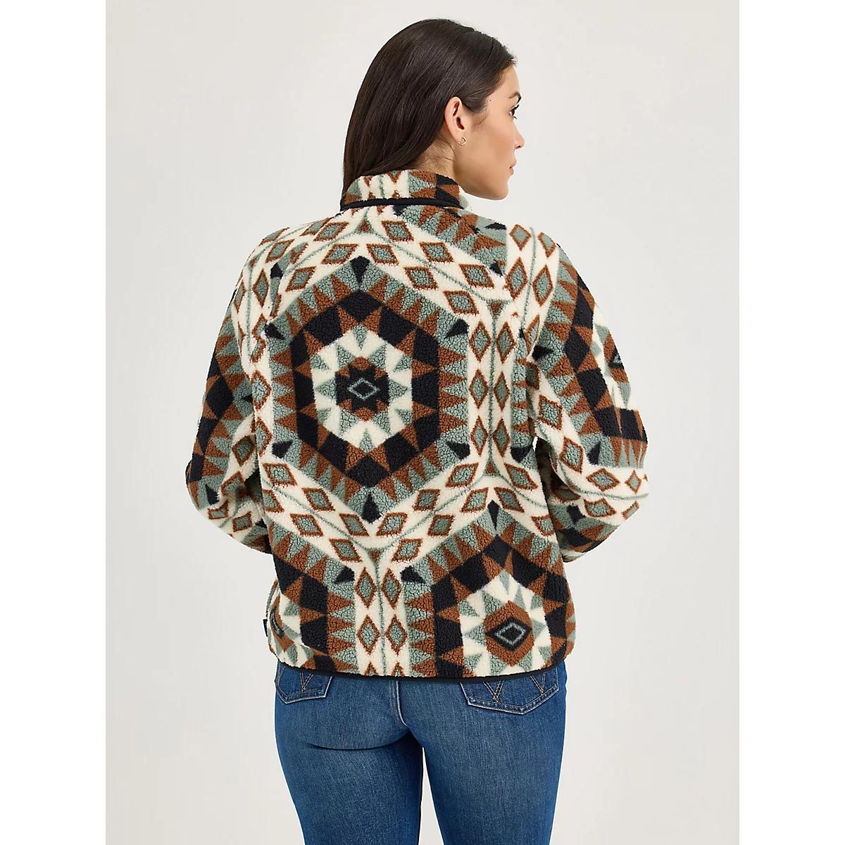 Women's Wrangler Retro® Half-Snap Sherpa Pullover Product Image