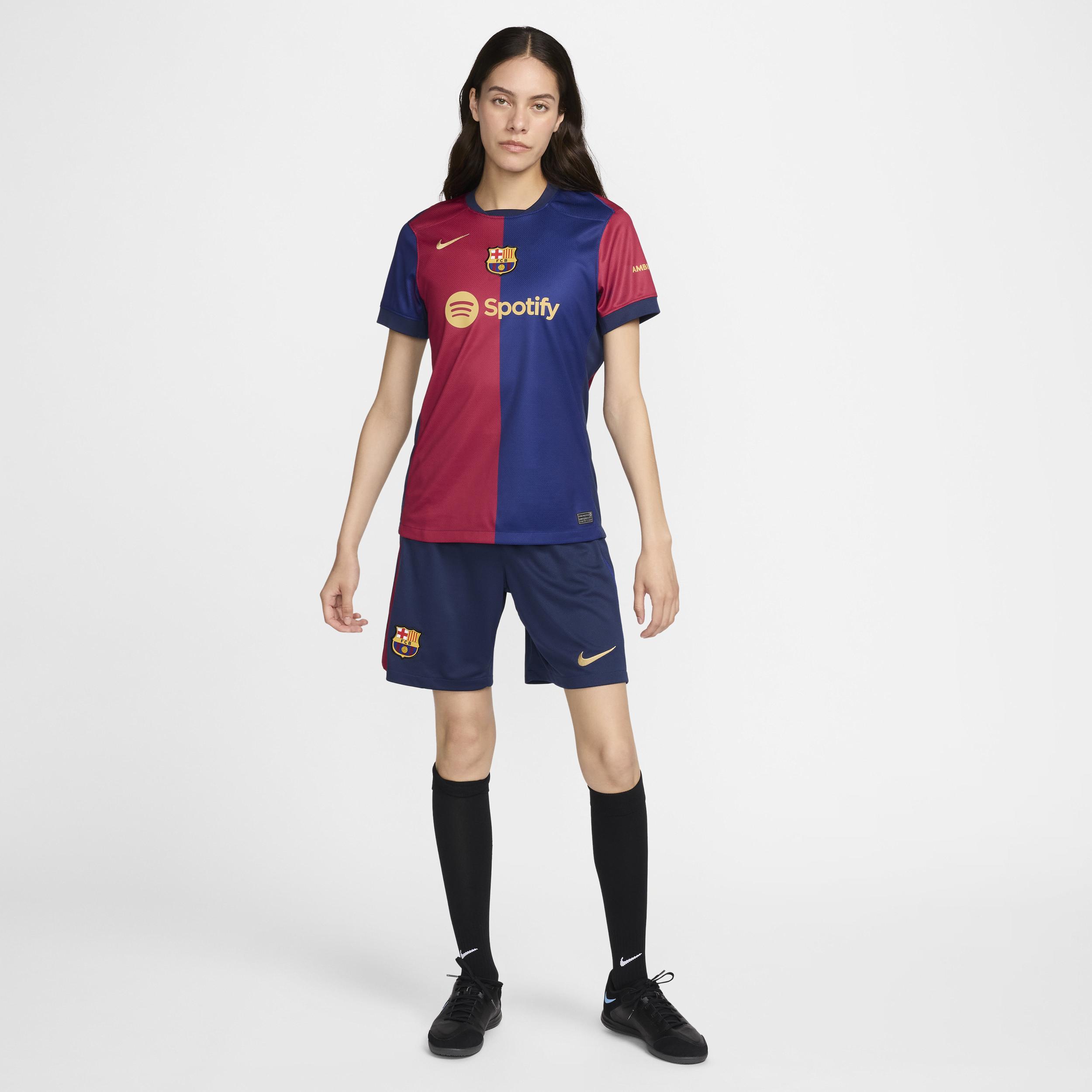 FC Barcelona 2024/25 Stadium Home Nike Womens Dri-FIT Soccer Replica Jersey Product Image
