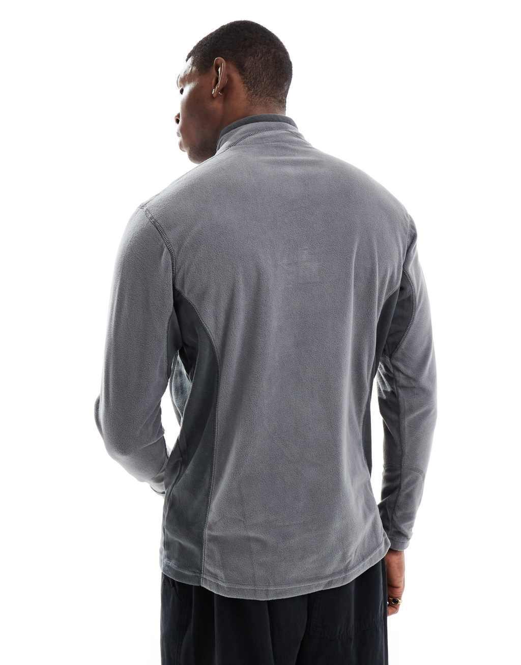 Columbia Klamath Range half zip in dark gray Product Image