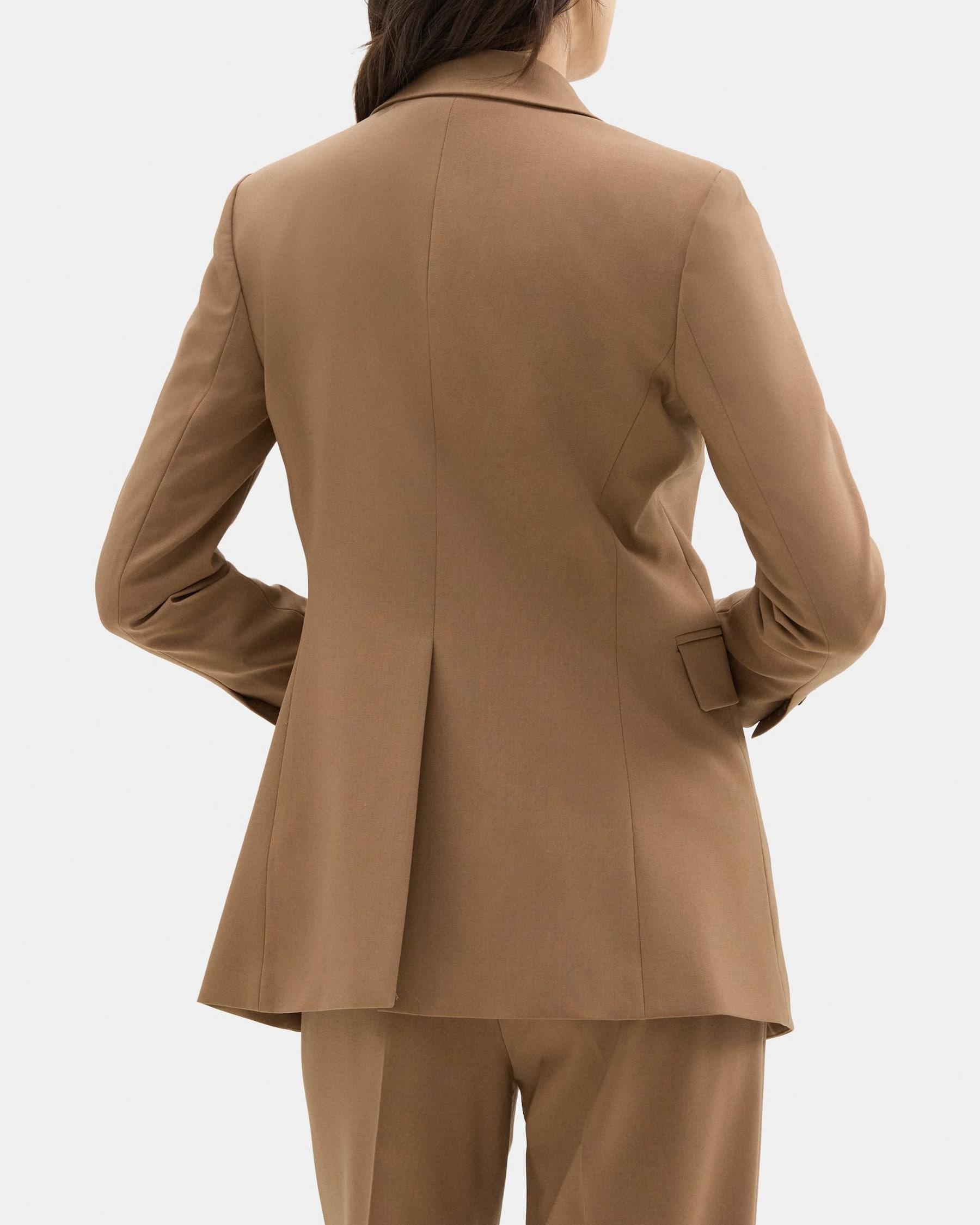 Single-Breasted Blazer in Sevona Stretch Wool Product Image