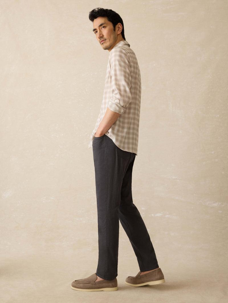 Movement™ Linen 5-Pocket Pant - Washed Black Product Image
