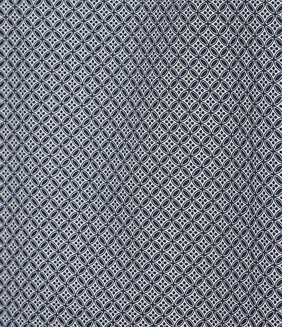 Daniel Cremieux Signature Label Tile Print Short Sleeve Woven Camp Shirt Product Image