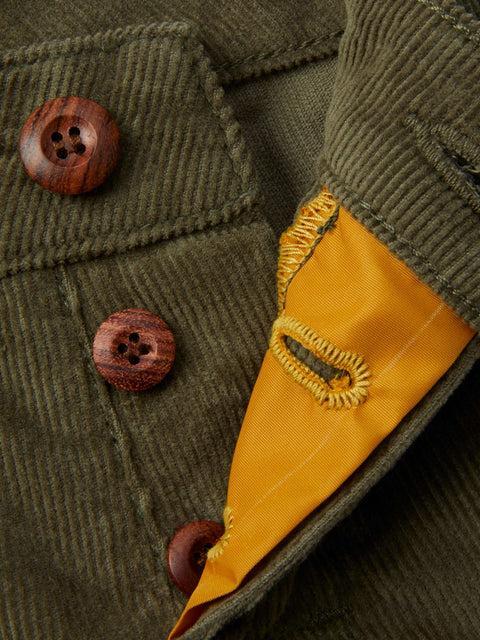 Women's Classic Corduroy Shorts - Olive Product Image