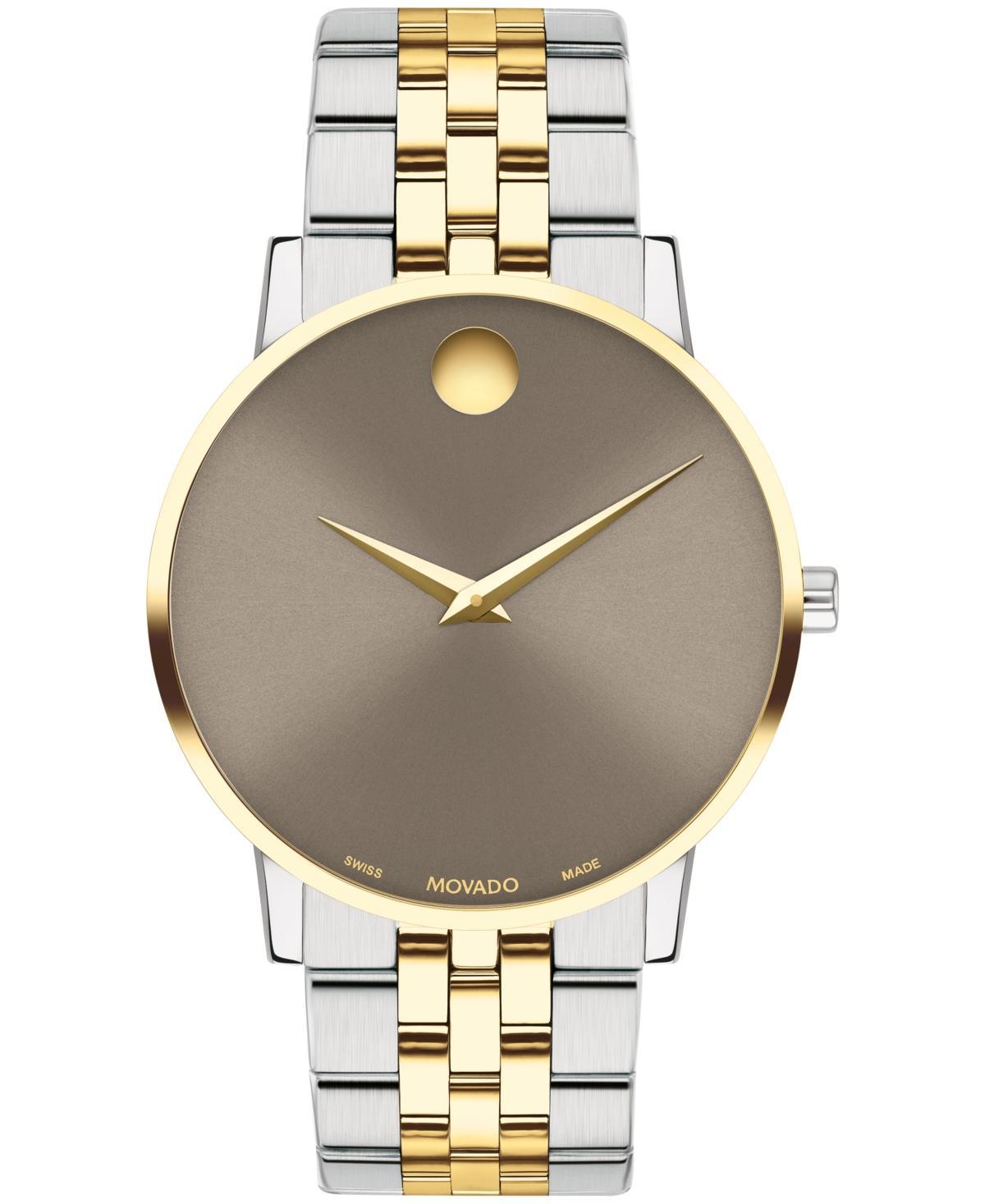 Movado Museum Classic Two-Tone Diamond-Index Watch, 40mm Product Image