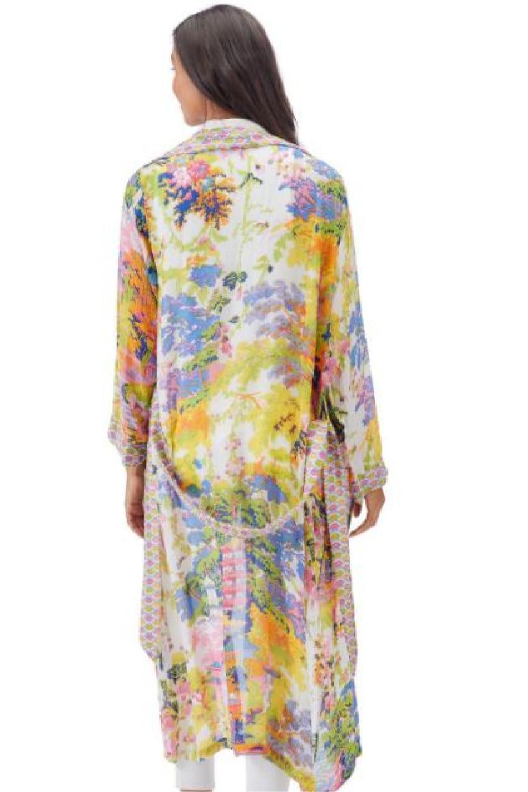 Floral Viscose Robe Gown with Removable Waist Tie Closure Product Image