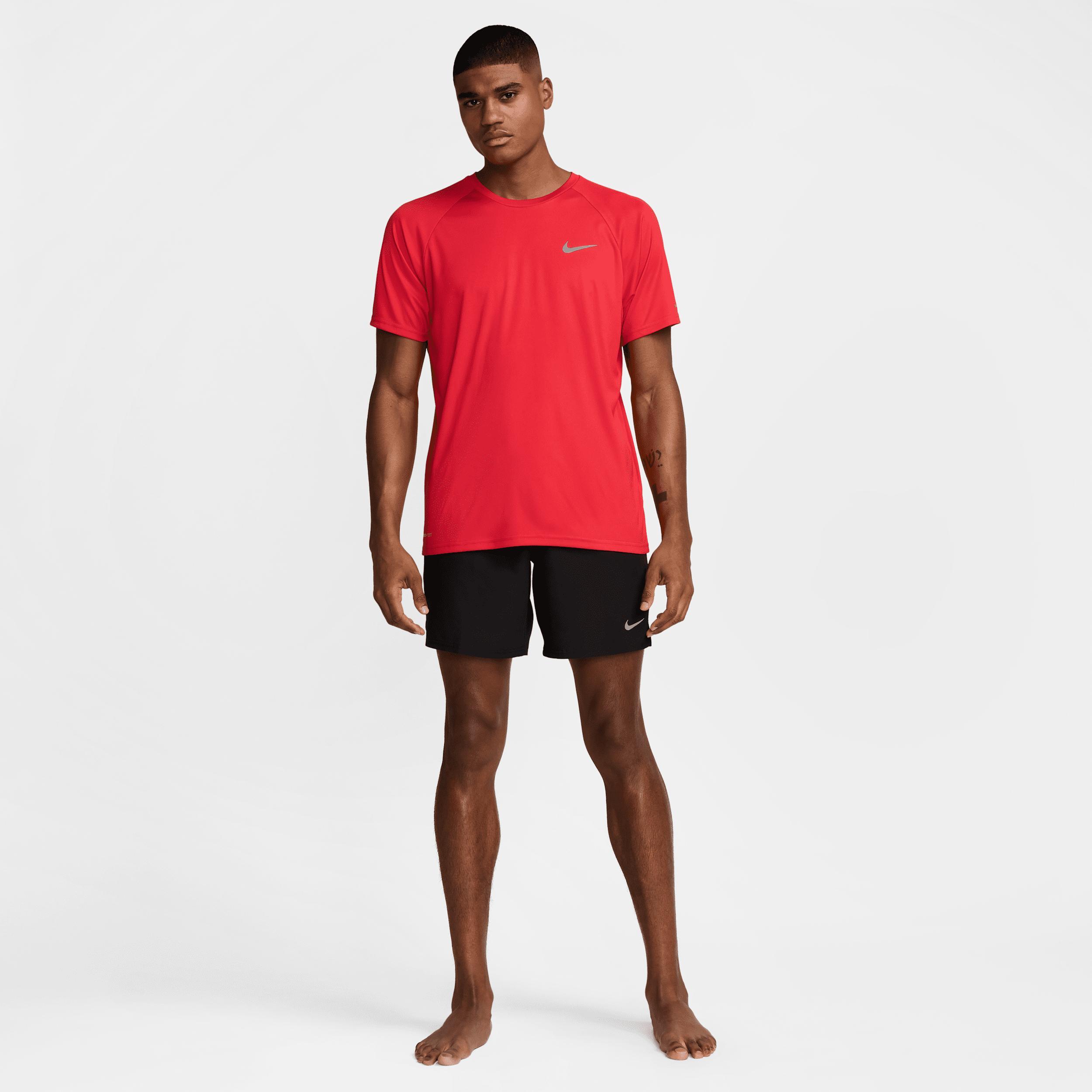 Nike Men's Essential Short-Sleeve Hydroguard Swim Shirt Product Image