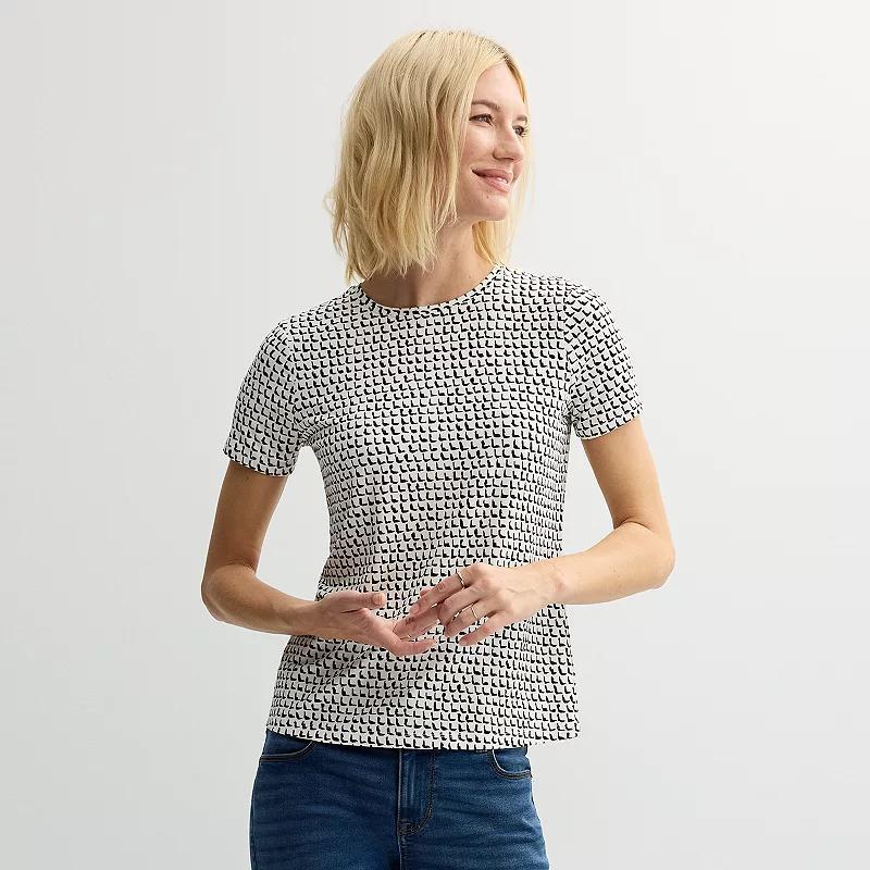 Womens Nine West Essential Crewneck Tee Product Image